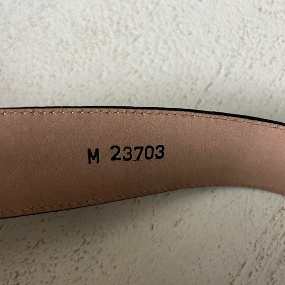 Vintage Brighton Black Belt w/ Chunky Silver + Gold Buckle | Size M - Picture 5 of 9